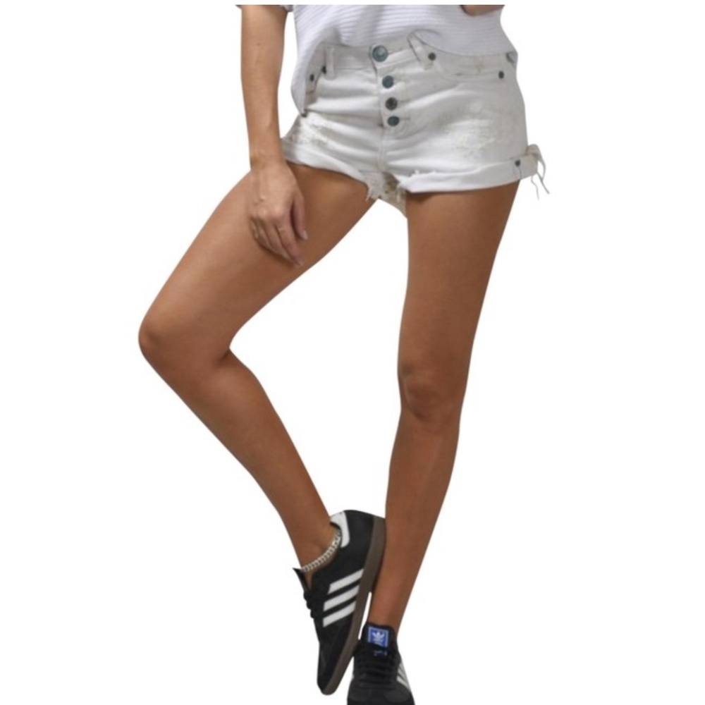 One Teaspoon Frost Hawks Shorts